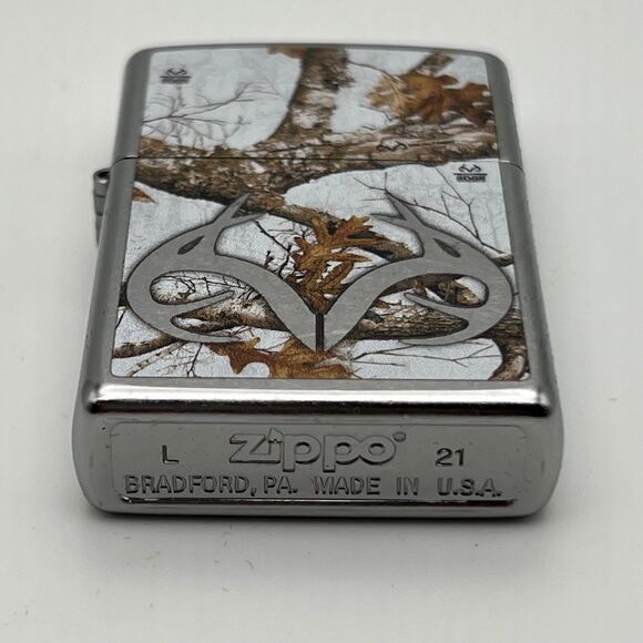 Real Tree Edge Colours Street Chrome Zippo Lighter (49818) Brand New In Box. - Picture 8 of 13
